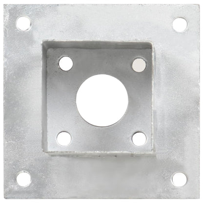 Ancoraggi Pali 4 pz in Metallo Zincato 71 mm - homemem39