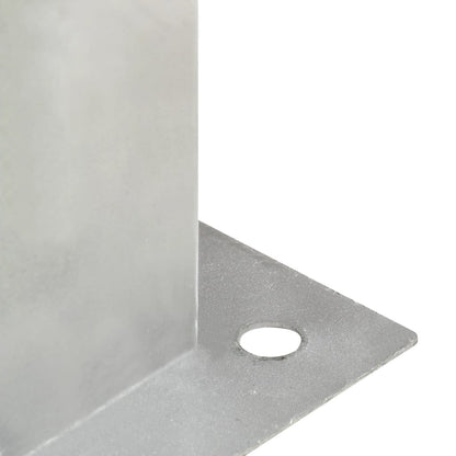 Ancoraggi Pali 4 pz in Metallo Zincato 71 mm | homemem39