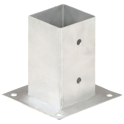 Ancoraggi Pali 4 pz in Metallo Zincato 81 mm | homemem39