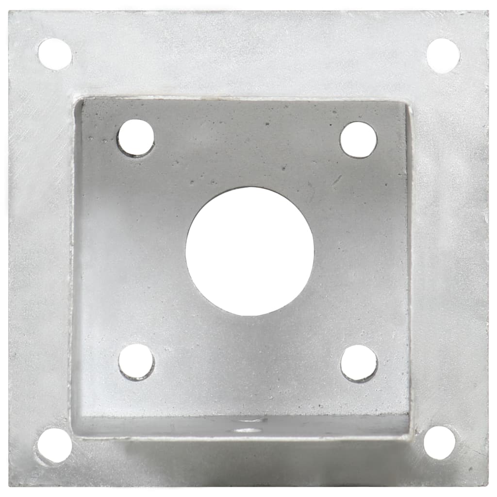 Ancoraggi Pali 4 pz in Metallo Zincato 101 mm | homemem39