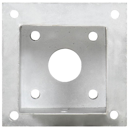 Ancoraggi Pali 4 pz in Metallo Zincato 101 mm | homemem39