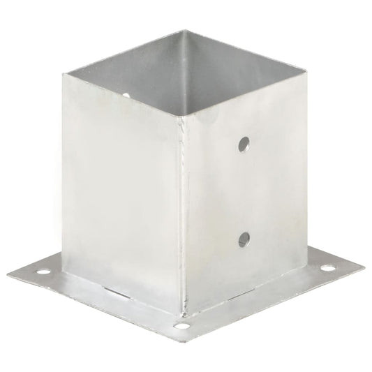 Ancoraggi Pali 4 pz in Metallo Zincato 121 mm | homemem39