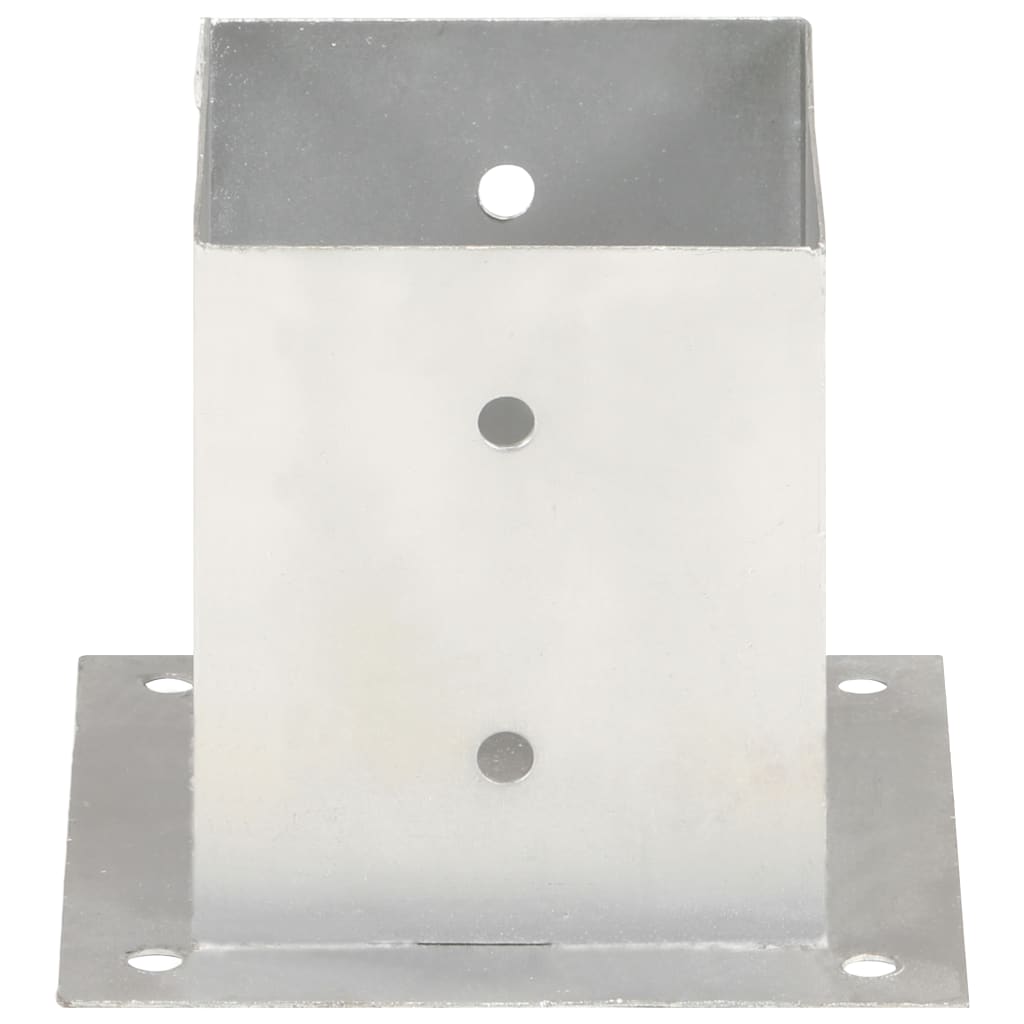 Ancoraggi Pali 4 pz in Metallo Zincato 121 mm | homemem39