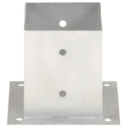 Ancoraggi Pali 4 pz in Metallo Zincato 121 mm | homemem39