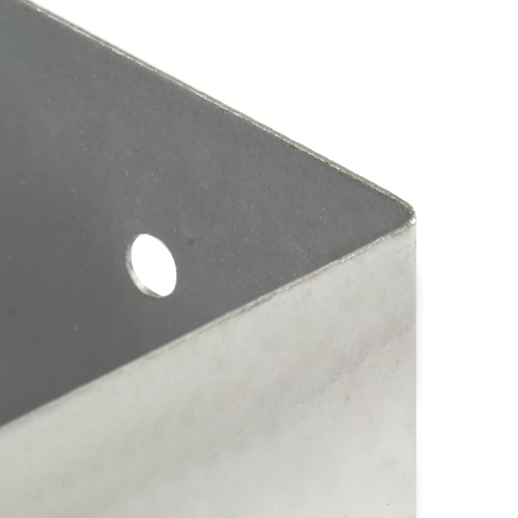 Ancoraggi Pali 4 pz in Metallo Zincato 121 mm | homemem39