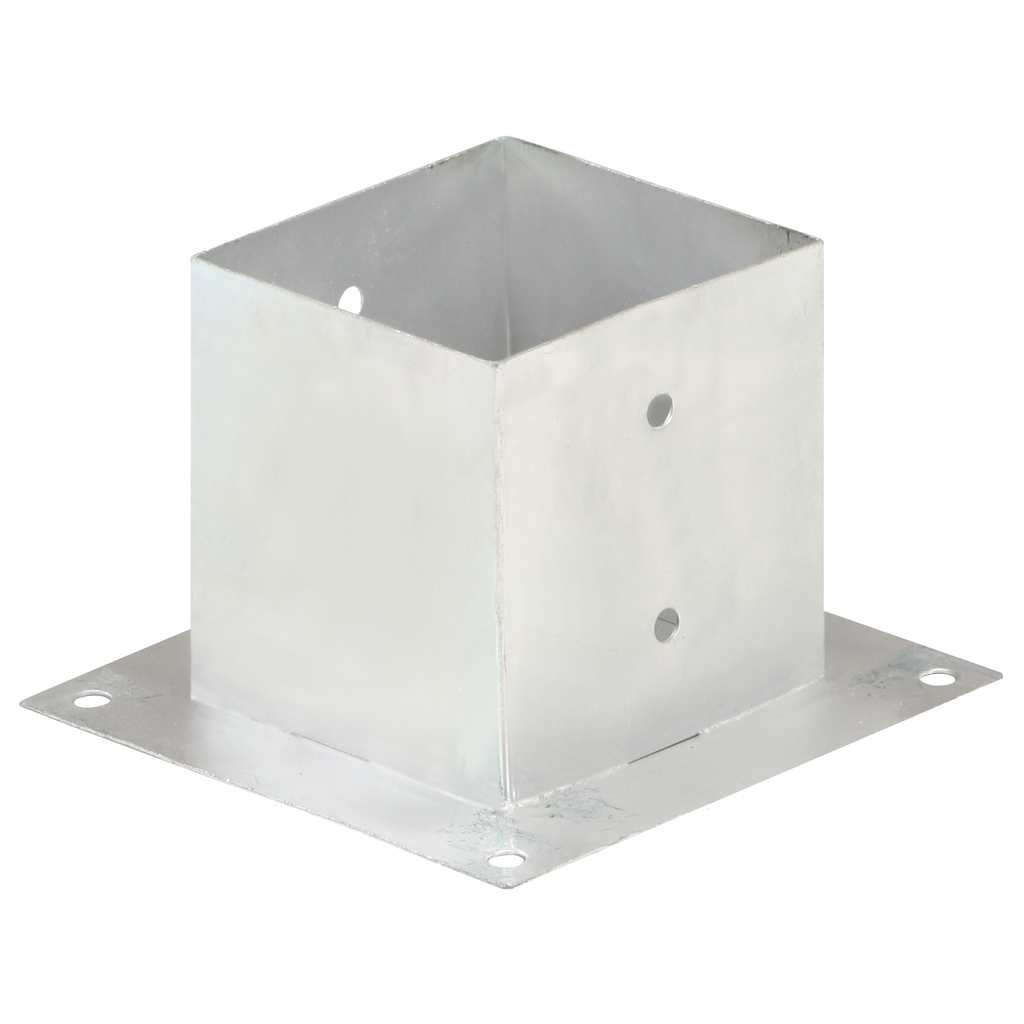 Ancoraggi Pali 4 pz in Metallo Zincato 141 mm | homemem39