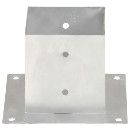 Ancoraggi Pali 4 pz in Metallo Zincato 141 mm | homemem39