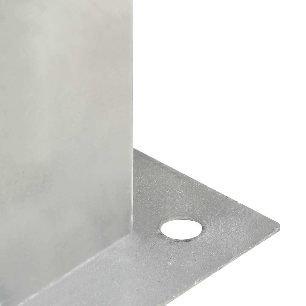 Ancoraggi Pali 4 pz in Metallo Zincato 141 mm | homemem39