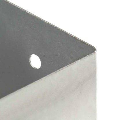 Ancoraggi Pali 4 pz in Metallo Zincato 141 mm | homemem39