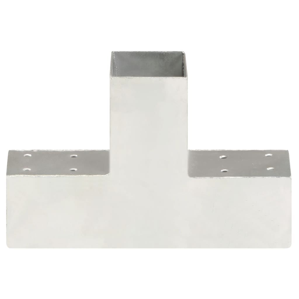 Connettore per Pali a Forma di T in Metallo Zincato 71x71 mm | homemem39