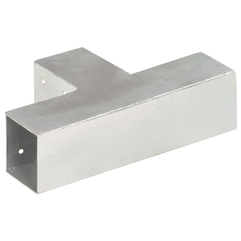 Connettore per Pali a Forma di T in Metallo Zincato 71x71 mm | homemem39