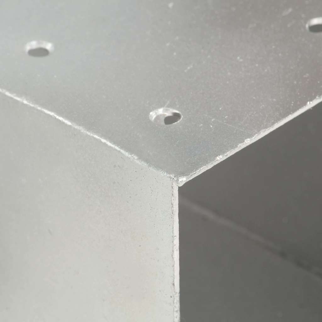 Connettori per Pali a Forma di Y 4 pz Metallo Zincato 71x71 mm | homemem39