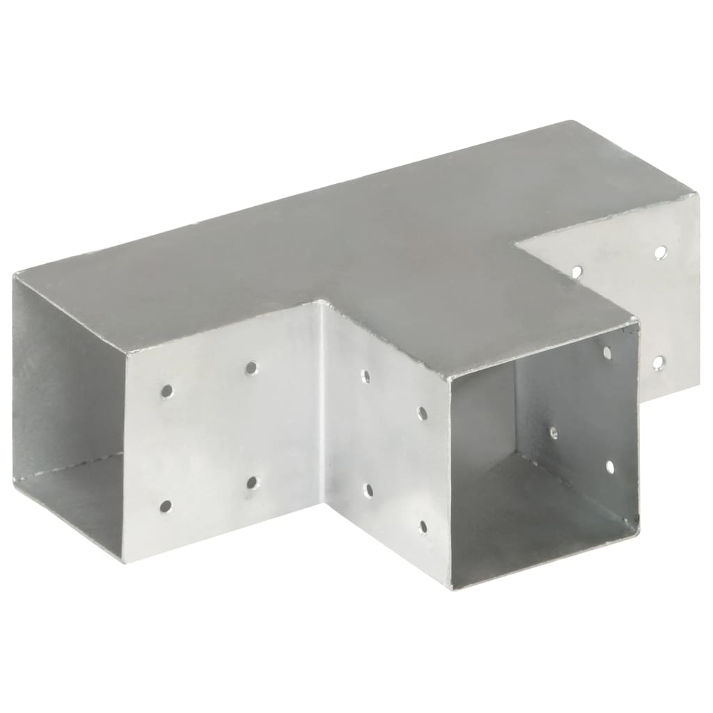 Connettore per Pali a Forma di T in Metallo Zincato 101x101 mm | homemem39