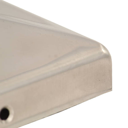 Tappi per Pali a Piramide 6 pz in Acciaio Inox 101x101 mm | homemem39