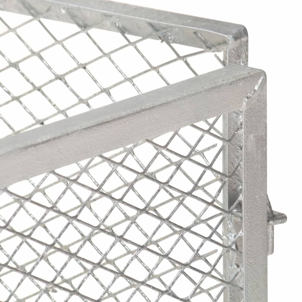 Compostiera da Giardino 100x100x77 cm in Ferro Zincato - homemem39