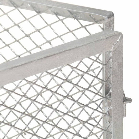 Compostiera da Giardino 100x100x77 cm in Ferro Zincato - homemem39