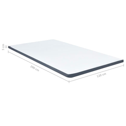 Protezione per Materasso a Molle Insacchettate 200x120x5 cm Morbidezza Media | homemem39