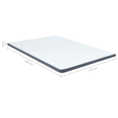 Protezione per Materasso a Molle Insacchettate 200x140x5 cm Morbidezza Media - homemem39