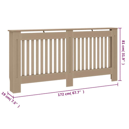 Copertura per Radiatore 172x19x81 cm in MDF - homemem39