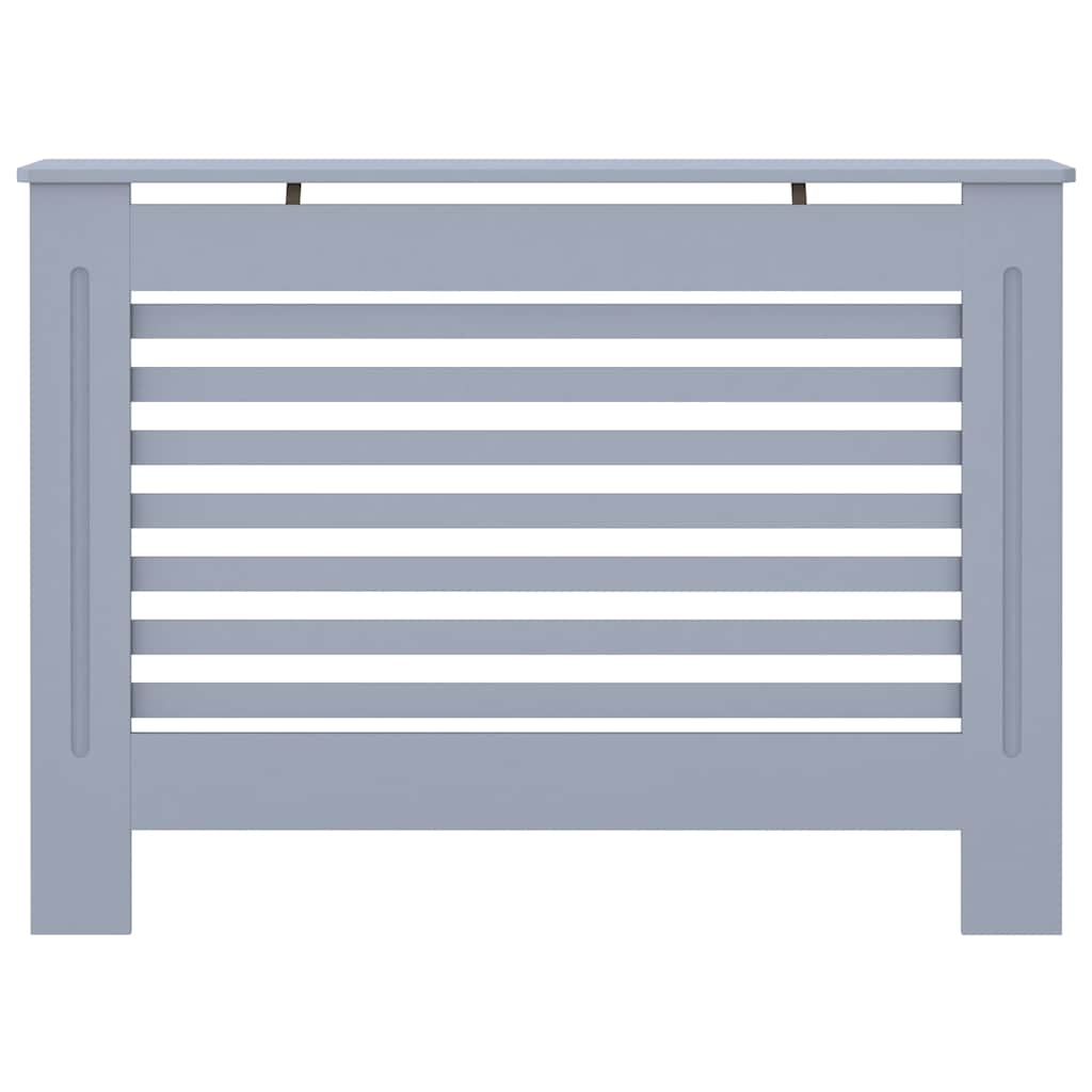 Copertura per Radiatore Antracite 112x19x81,5 cm in MDF