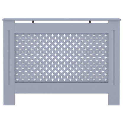 Copertura per Radiatore Antracite 112x19x81 cm in MDF