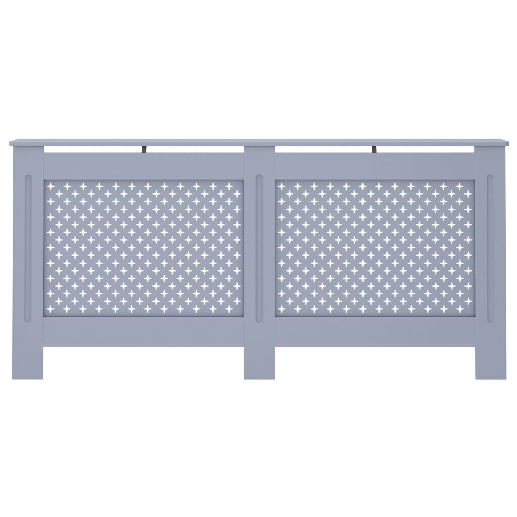 Copertura per Radiatore Antracite 172x19x81 cm in MDF - homemem39