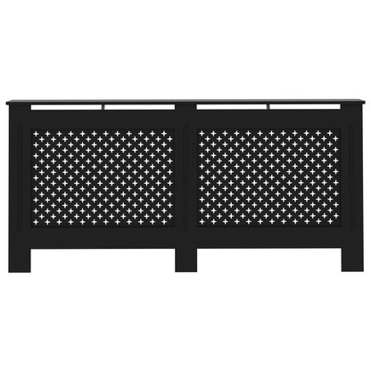 Copertura per Radiatore Nera 172x19x81 cm in MDF - homemem39