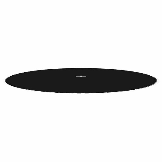 Telo da Salto Nero per Trampolino Rotondo di 15 Piedi/4,57 m | homemem39