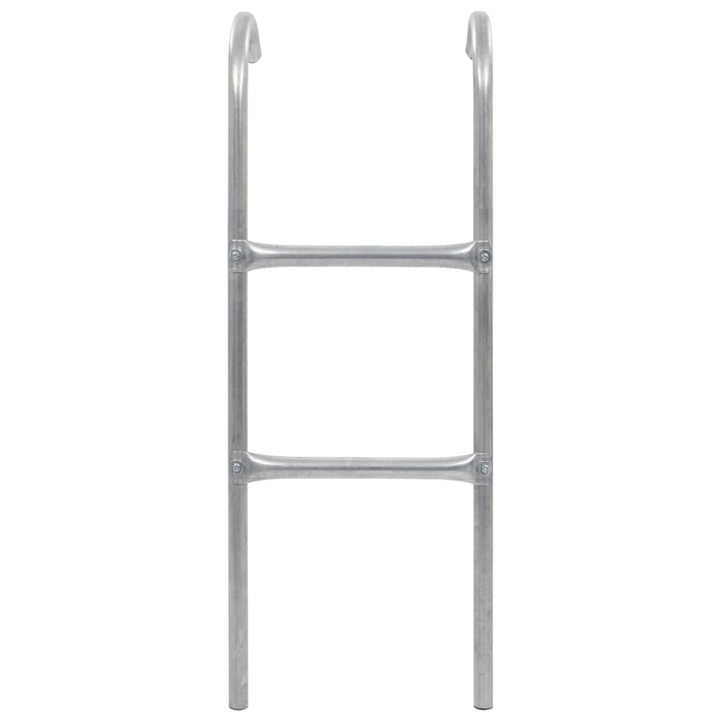 Scaletta per Trampolino Elastico 2 Gradini in Acciaio Argento 102,6 cm | homemem39