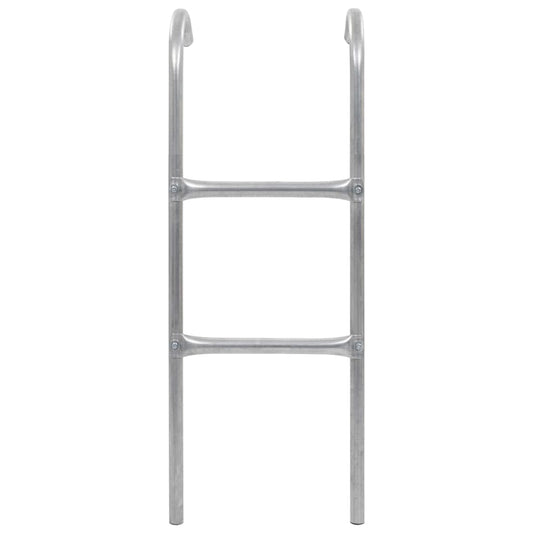 Scaletta per Trampolino Elastico 2 Gradini in Acciaio Argento 102,6 cm | homemem39