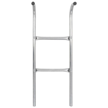 Scaletta per Trampolino Elastico 2 Gradini in Acciaio Argento 102,6 cm | homemem39