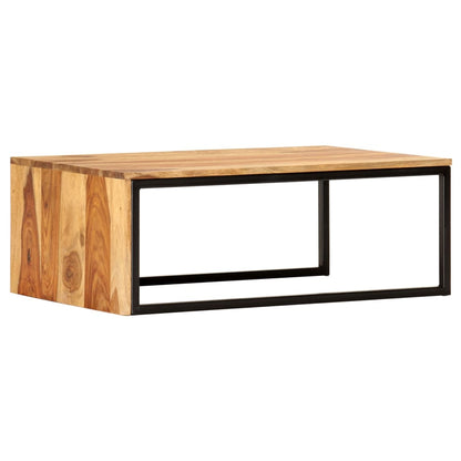 Tavolini Impilabili 2 pz in Legno Massello di Acacia | homemem39