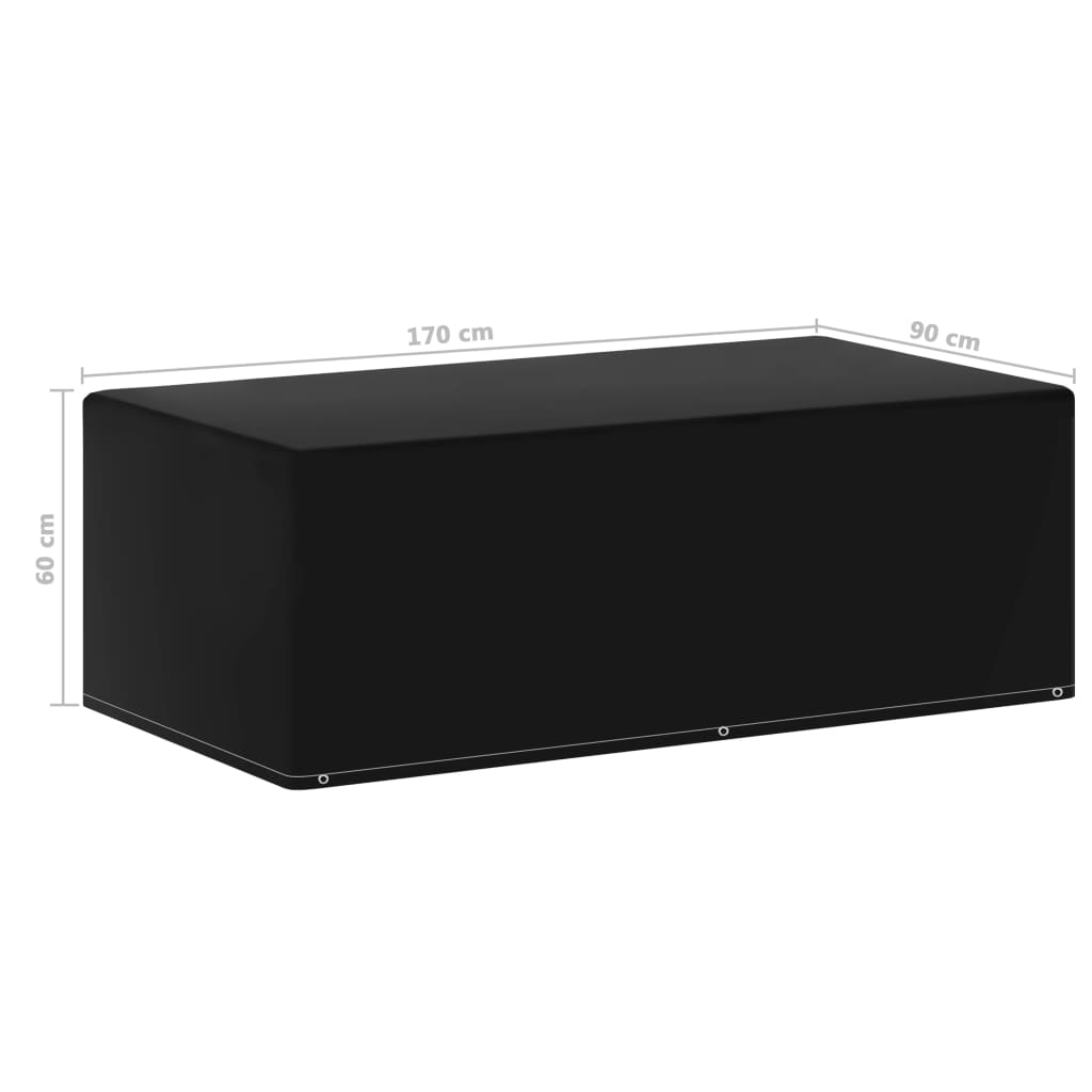 Copertura da Giardino con 6 Occhielli per Griglia 170x90x60 cm - homemem39