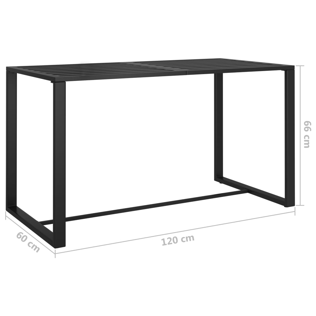 Set Divani da Giardino 6 pz con Cuscini in Alluminio Antracite - homemem39