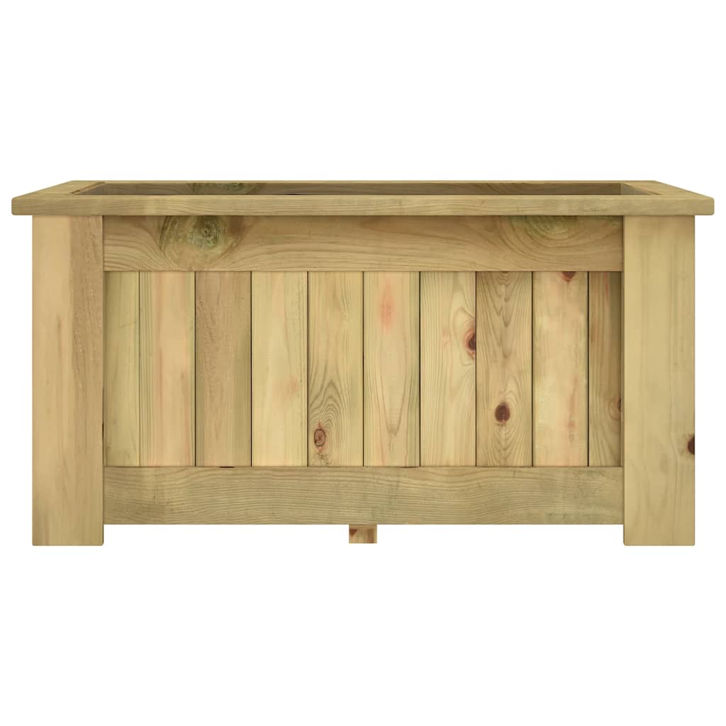 Fioriera Rialzata 100x50x50 cm in Legno di Pino Impregnato - homemem39
