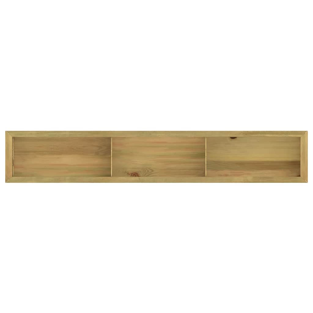 Fioriera Rialzata 291x50x50 cm in Legno di Pino Impregnato - homemem39