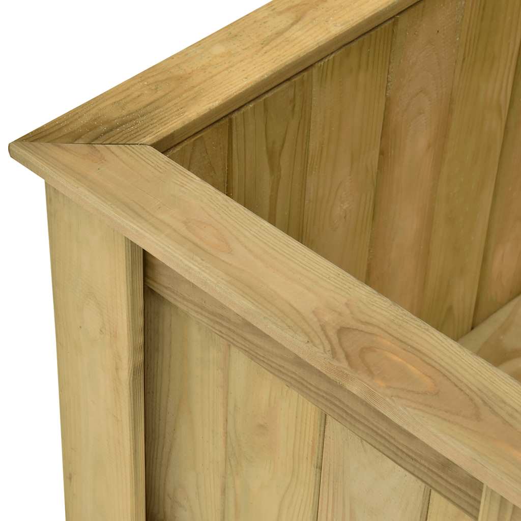 Fioriera Rialzata 291x50x50 cm in Legno di Pino Impregnato - homemem39