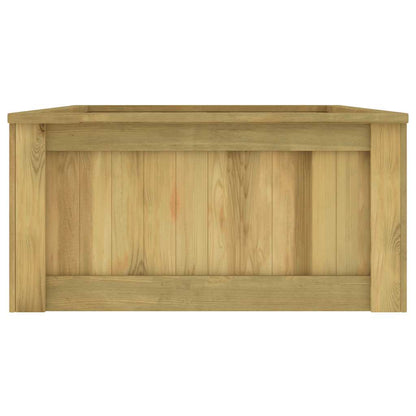 Fioriera Rialzata 196x100x50 cm in Legno di Pino Impregnato