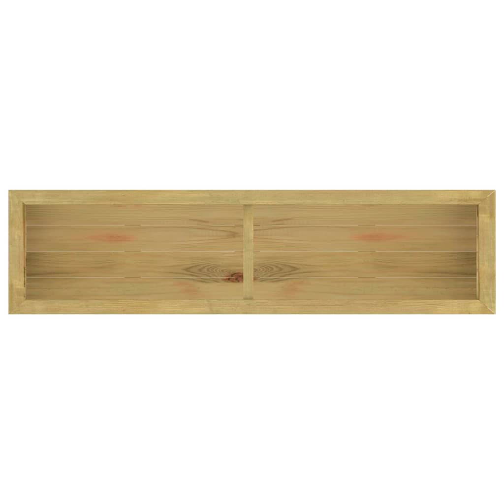 Fioriera Rialzata 196x50x100 cm in Legno di Pino Impregnato - homemem39