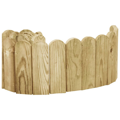 Rotolo di Bordura Verde 120 cm in Legno di Pino impregnato | homemem39