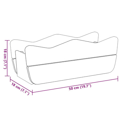 Letto Rialzato da Giardino 50x18x18 cm Legno di Pino Impregnato - homemem39