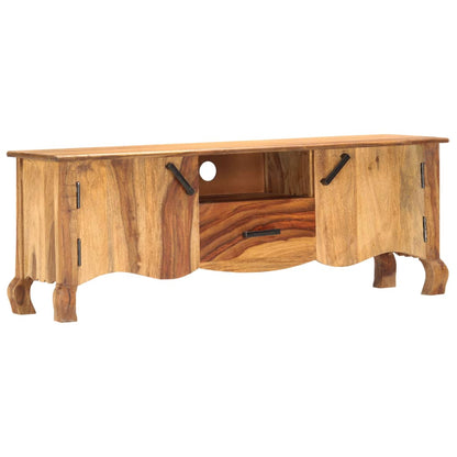 Mobile Porta TV 115x30x42 cm in Legno Massello - homemem39