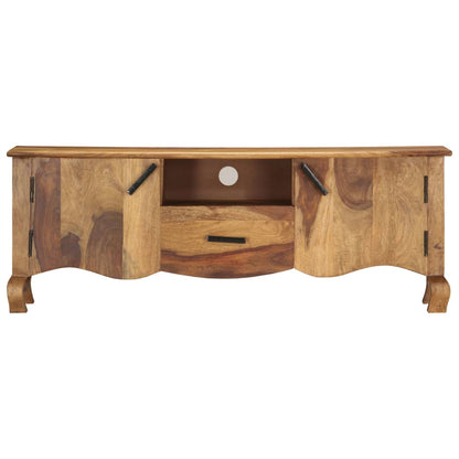 Mobile Porta TV 115x30x42 cm in Legno Massello - homemem39