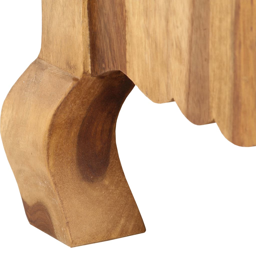 Mobile Porta TV 115x30x42 cm in Legno Massello - homemem39