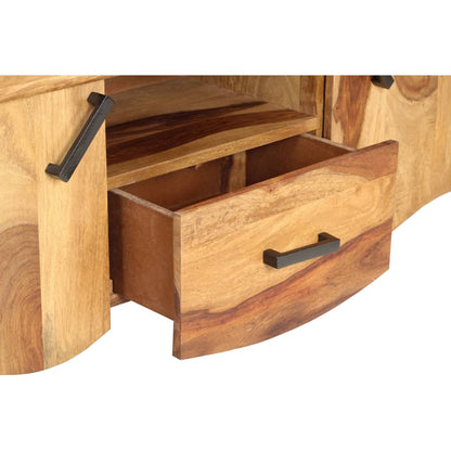 Mobile Porta TV 115x30x42 cm in Legno Massello - homemem39