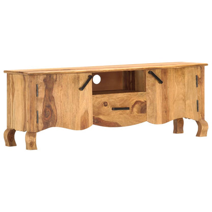 Mobile Porta TV 115x30x42 cm in Legno Massello - homemem39