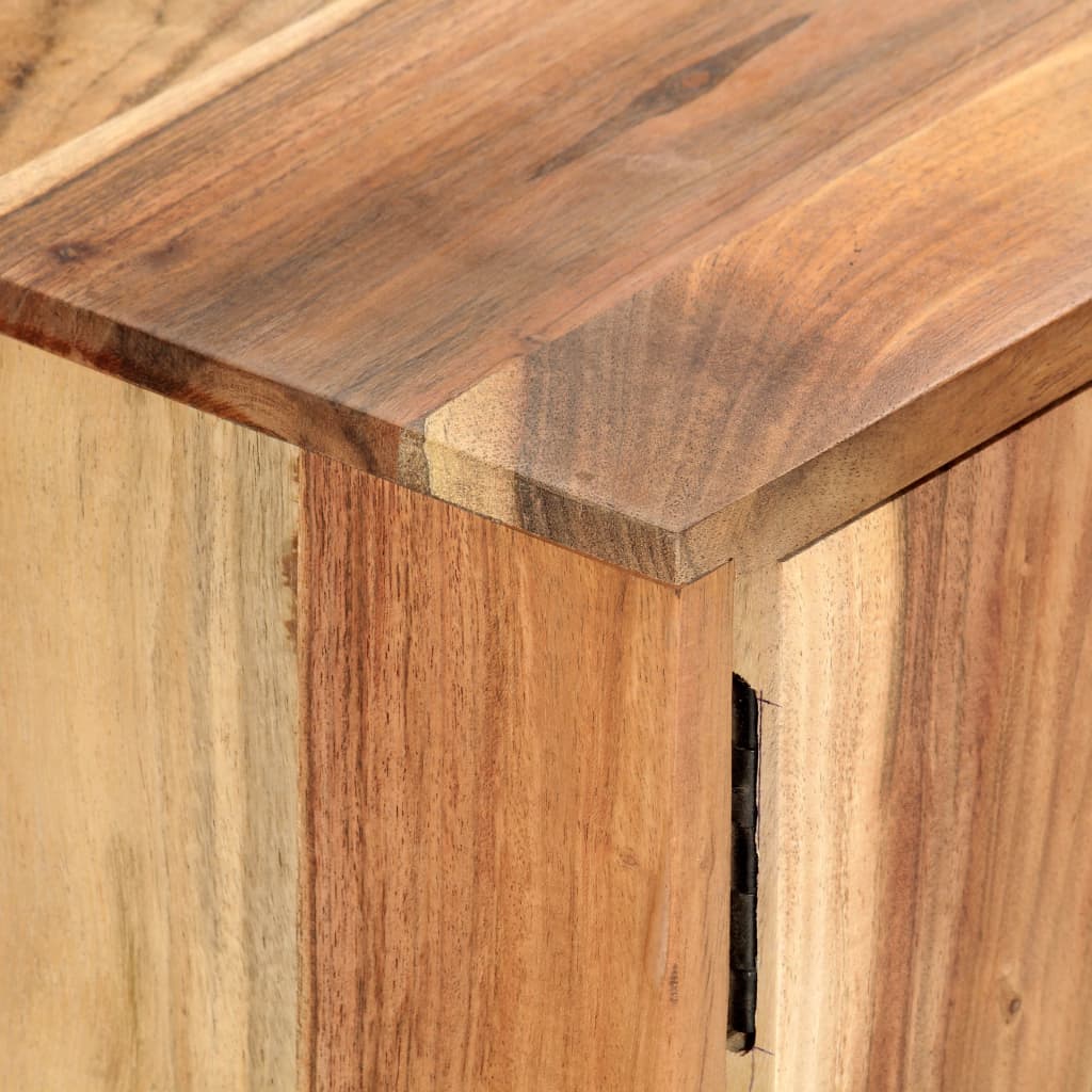 Mobile Porta TV 118x30x45 cm in Legno Massello di Acacia | homemem39
