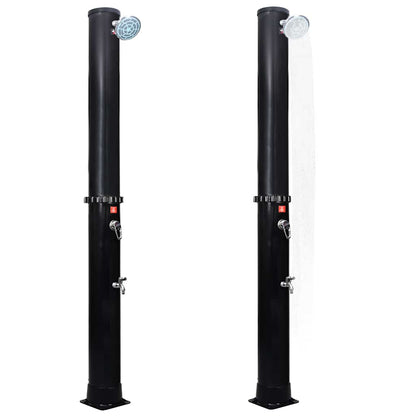 Outdoor Doccia Solare da Giardino con Soffione e Rubinetto 40 L