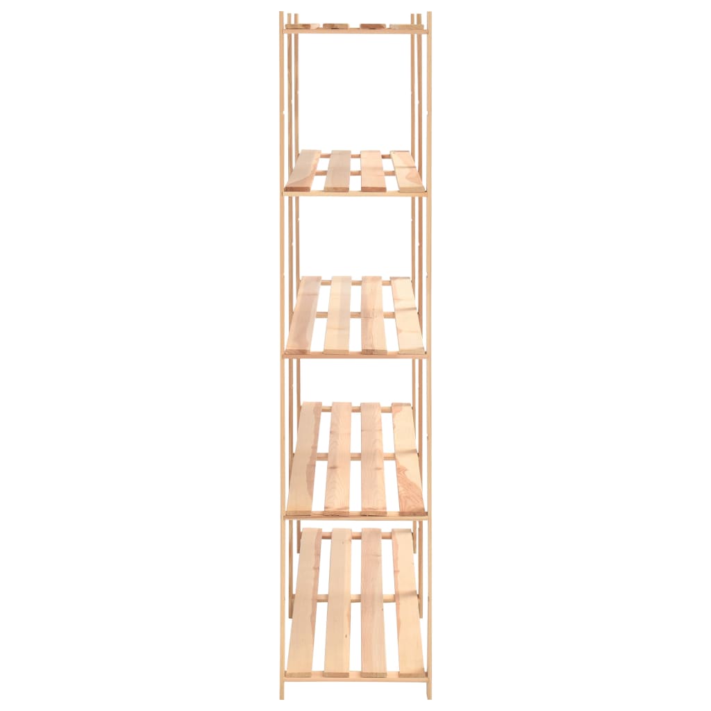 Scaffali a 5 Livelli 3 pz 80x38x170 cm in Massello Pino 500 kg