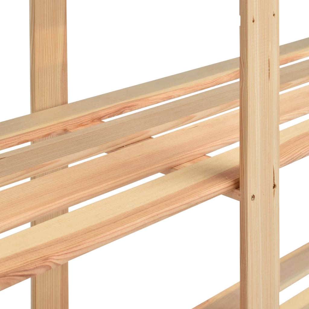 Scaffali a 5 Livelli 10 pz 170x38x170cm in Massello Pino 500 kg | homemem39